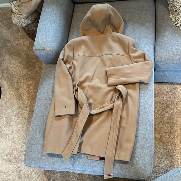 Tommy Hilfiger Beige Hooded Storm Jacket - Picture 7 of 8